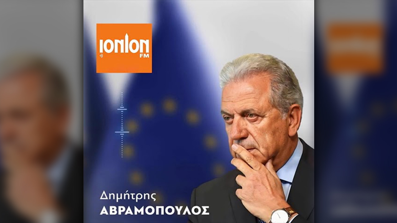 D. Avramopoulos on "Ionion FM 95.5" with Giorgos Fakos