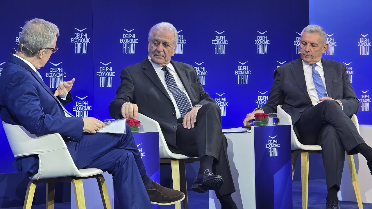 Ο Δ. Αβραμόπουλος στο Οικονομικό Φόρουμ των Δελφών (Strategic Resilience in Global Security)
